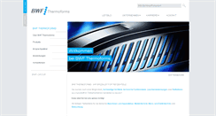 Desktop Screenshot of bwf-thermoforms.de
